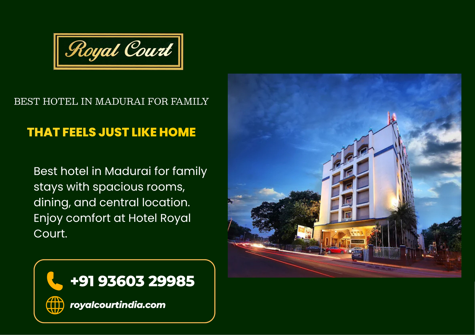 Best Hotel in Madurai for Family